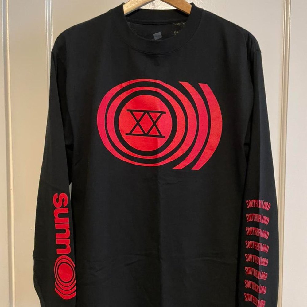 Sunn O))) 20th Anniversary LS T-Shirt (Auth. Merch) | Medium | Black / Red